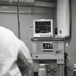 Medical equipment in a clinic, showcasing advanced technology in healthcare.